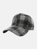 Plaid Adjustable Cotton Baseball Cap - Hovatok