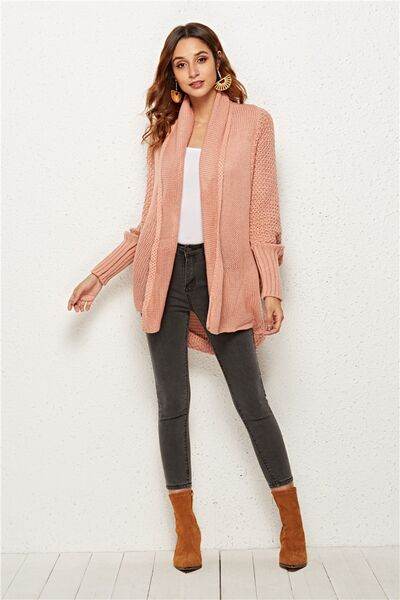 Angel Wings Open Front Batwing Sleeve Cardigan - Hovatok