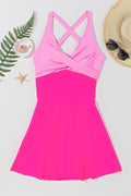 Crisscross V-Neck One-Piece Swimwear - Hovatok