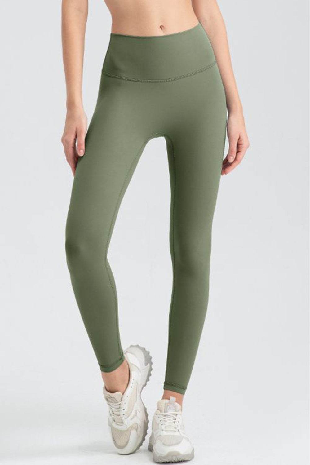 Wide Waistband Sport Leggings - Hovatok