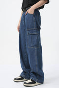 Men's Straight Cargo Jeans - Hovatok