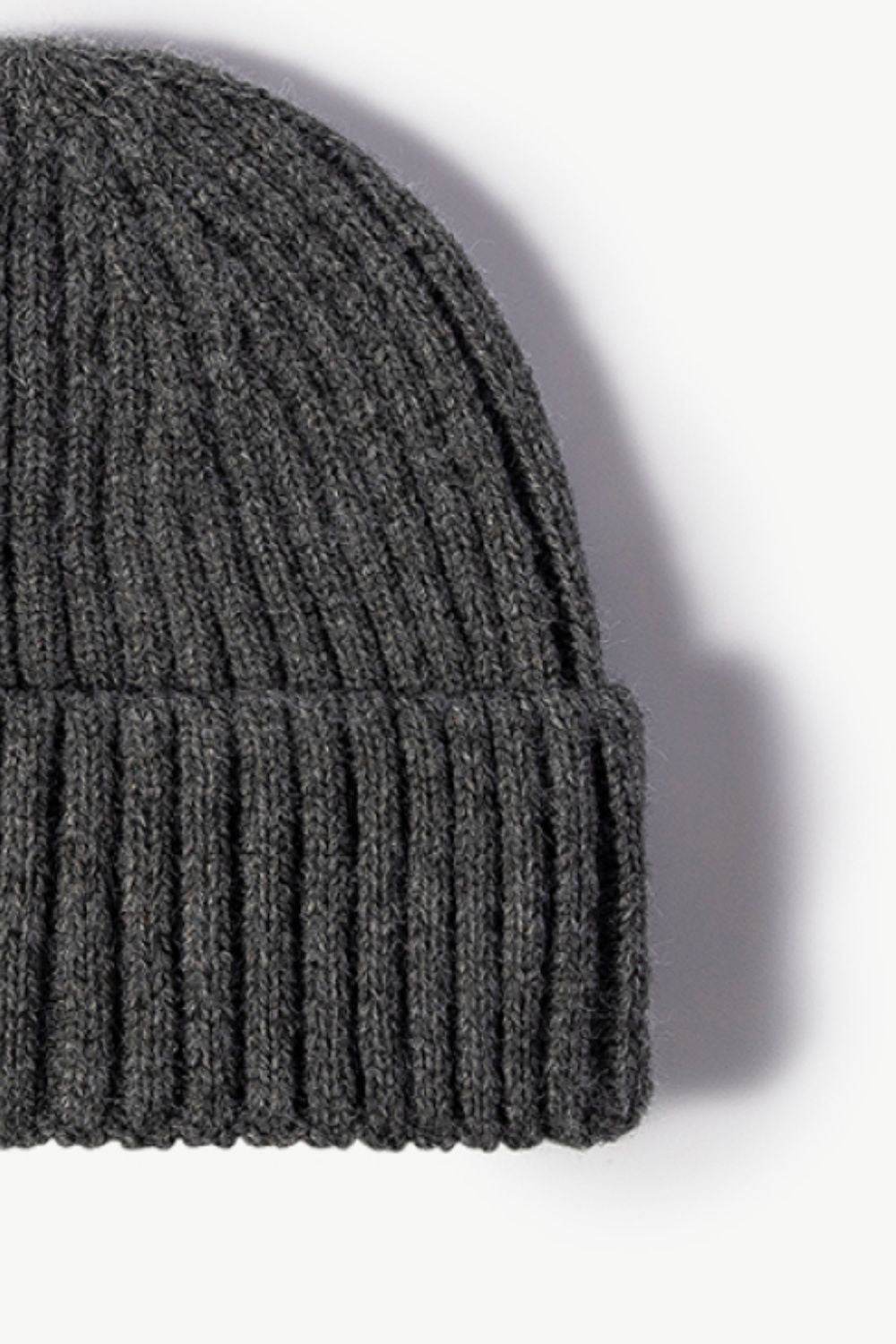 Rib-Knit Cuff Beanie - Hovatok