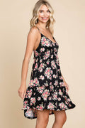 Culture Code Full Size Floral Frill Cami Dress - Hovatok