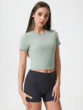 Millennia Round Neck Short Sleeve Active T-Shirt - Hovatok