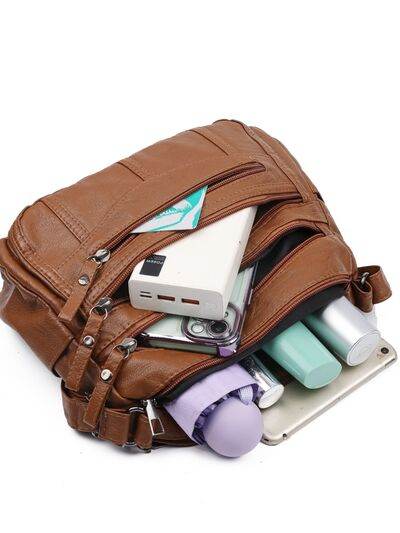 Multi-Compartment Crossbody Bag - Hovatok