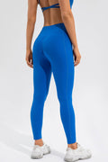 High Waist Active Leggings with Pockets - Hovatok