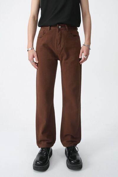 Mid Rise Jeans with Pockets - Hovatok