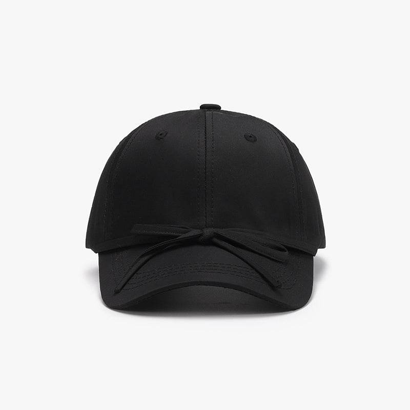 Tied Bow Cotton Baseball Cap - Hovatok