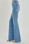 RISEN Full Size High Rise Button Fly Bootcut Jeans - Hovatok