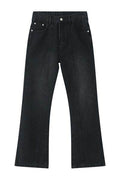 Casual Mid-Rise Elasticated Waistband Jeans - Hovatok