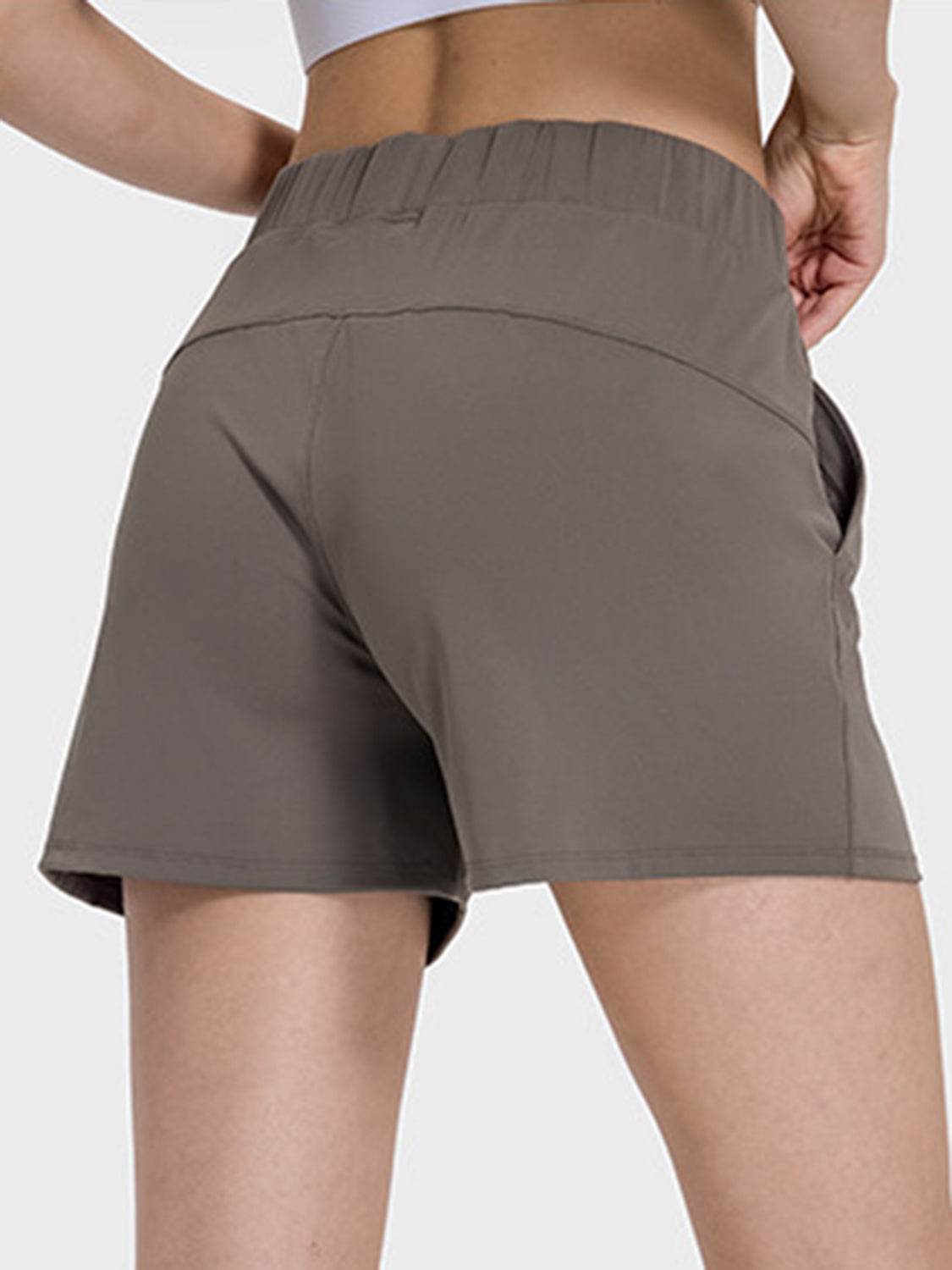 Millennia Elastic Waist Active Shorts - Hovatok