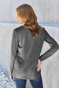 Basic Bae Full Size Round Neck Long Sleeve Top - Hovatok