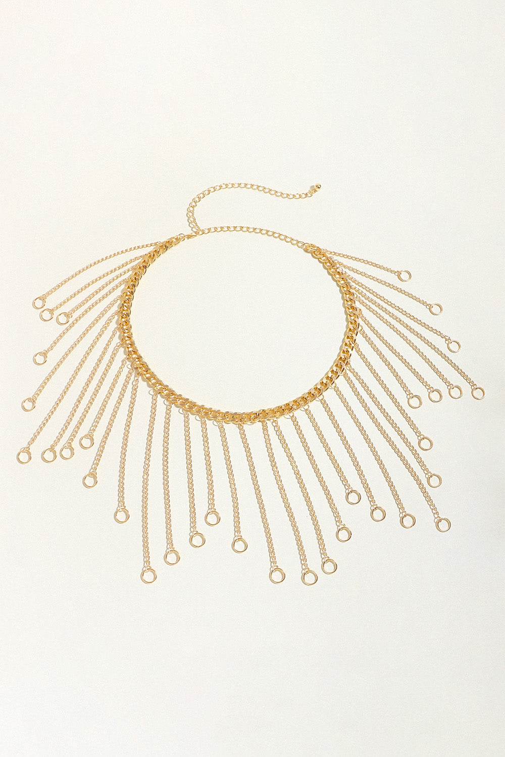Fringe Chain Alloy Belt - Hovatok