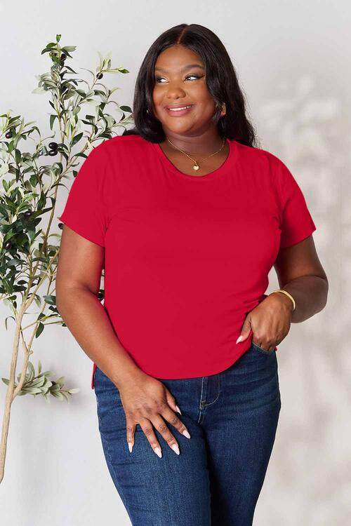 Basic Bae Full Size Round Neck Short Sleeve T-Shirt - Hovatok