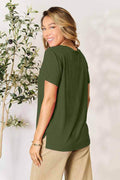 Basic Bae Full Size Round Neck Short Sleeve T-Shirt - Hovatok