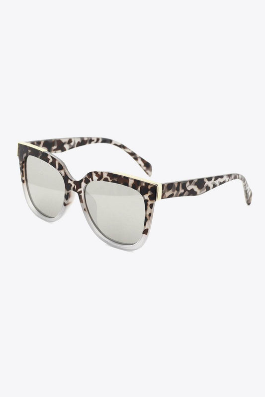 Tortoiseshell Polycarbonate Frame Full Rim Sunglasses - Hovatok