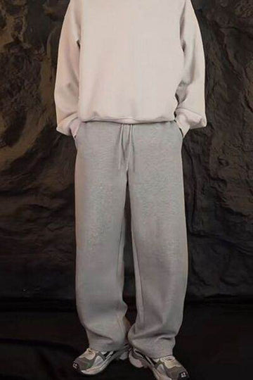Men's Drawstring Straight-Leg Sweatpants - Hovatok