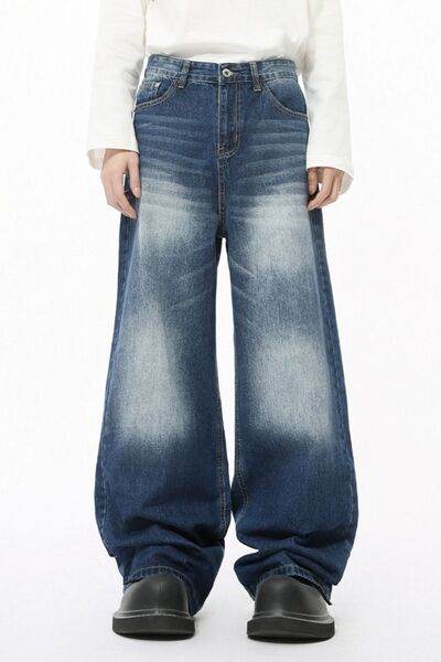 Men's Cat's Whisker Wide Leg Jeans - Hovatok