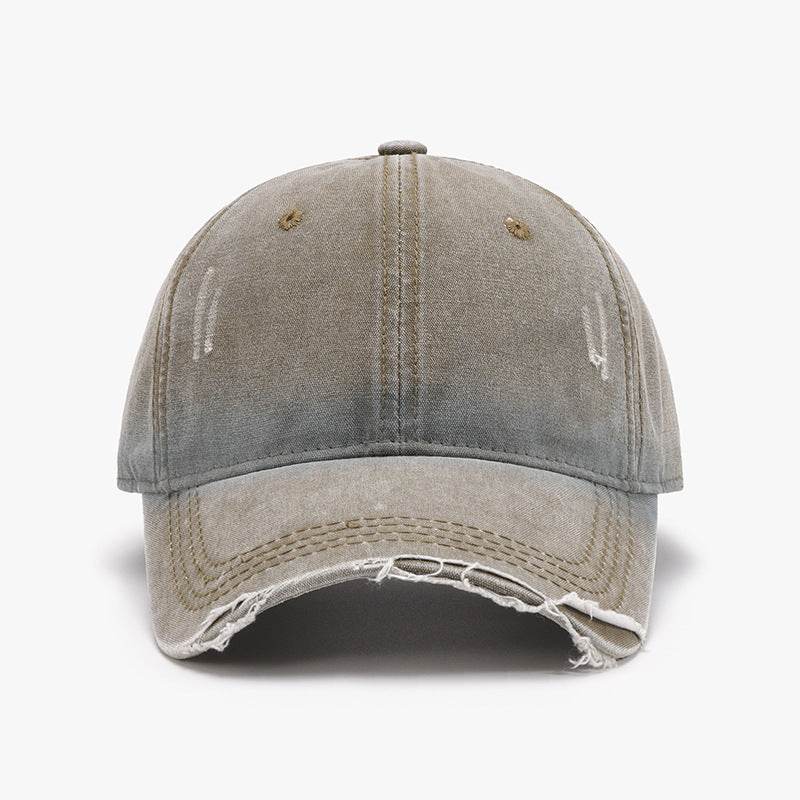 Distressed Washed Adjustable Baseball Cap - Hovatok