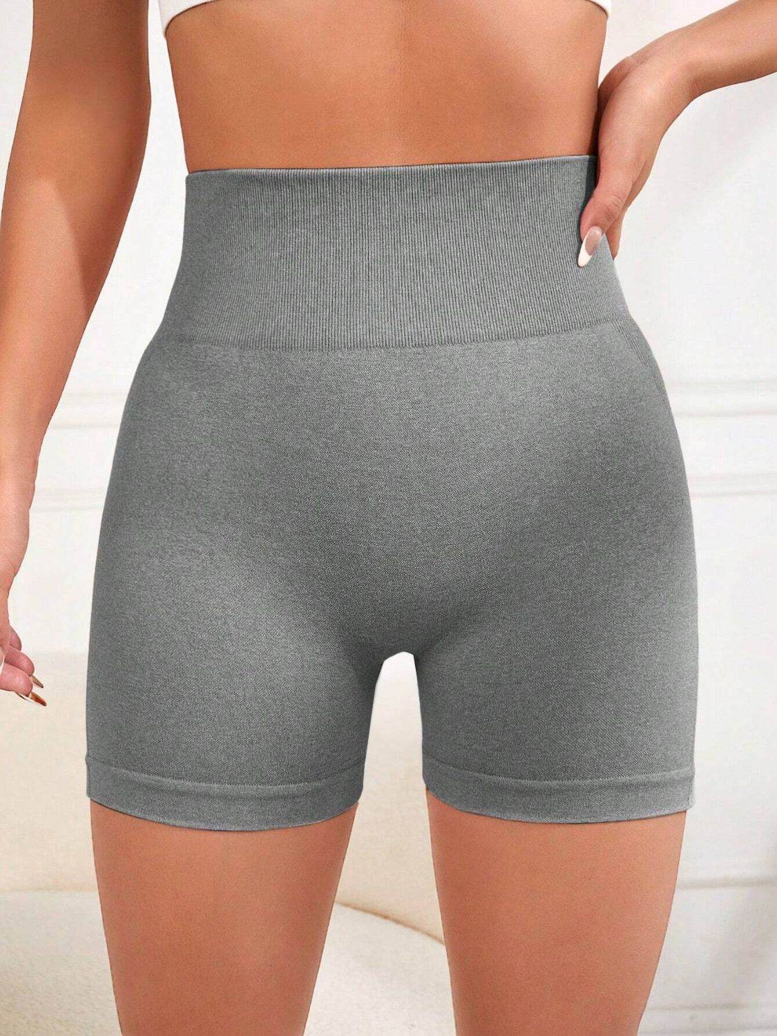 High Waist Active Shorts - Hovatok