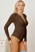 Zip Up Long Sleeve Bodysuit - Hovatok