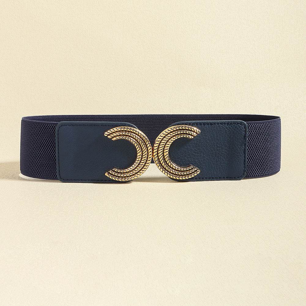 Double C Buckle Elastic Belt - Hovatok