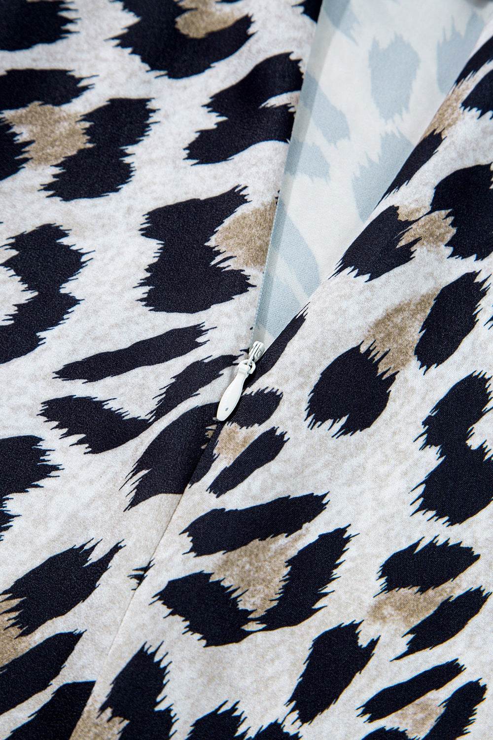 Leopard High Waist Midi Skirt - Hovatok