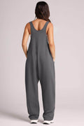 Lovelet Wide Strap Jumpsuit with Pockets - Hovatok