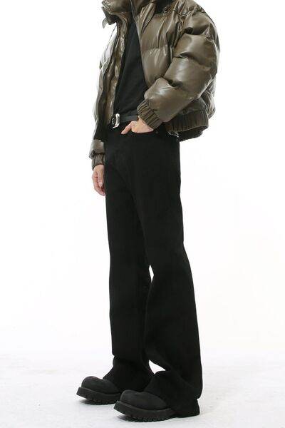 High Waist Jeans with Pockets - Hovatok