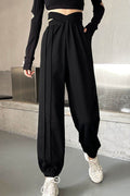 Crisscross Long Sweatpants - Hovatok