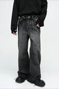 Wide Leg Jeans with Pockets - Hovatok