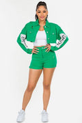 American Bazi High Waist Distressed Denim Shorts - Hovatok