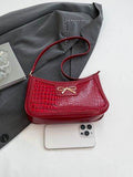 Bow PU Leather Shoulder Bag - Hovatok