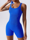 Basic Bae Ribbed Sleeveless Active Romper - Hovatok