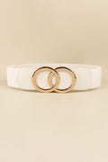 Zinc Alloy Buckle Elastic PU Belt - Hovatok