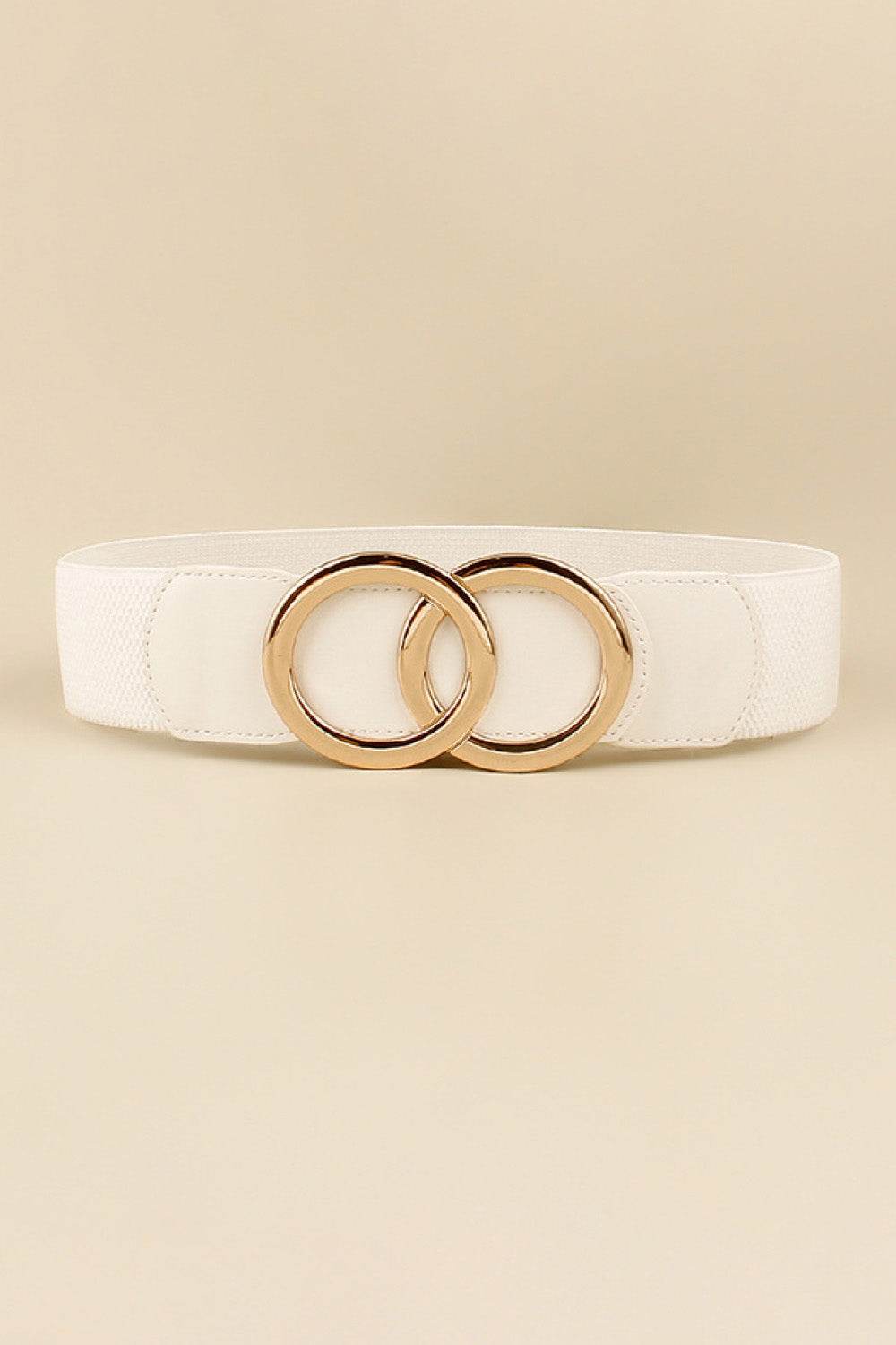 Zinc Alloy Buckle Elastic PU Belt - Hovatok