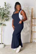 Double Take Full Size Wide Strap Overall with Pockets - Hovatok