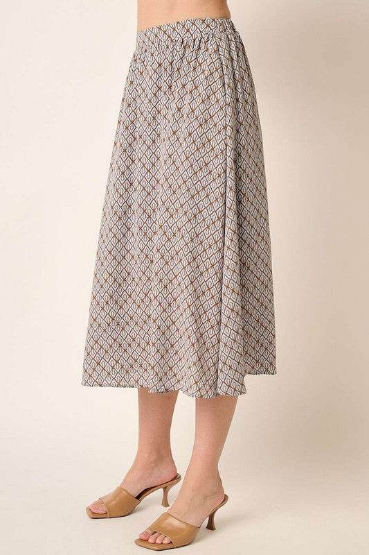 Mittoshop Printed Midi Skirt - Hovatok