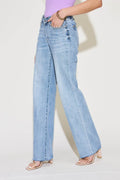 Judy Blue Full Size V Front Waistband Straight Jeans - Hovatok