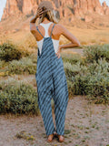 Double Take Full Size Printed V-Neck Sleeveless Jumpsuit - Hovatok