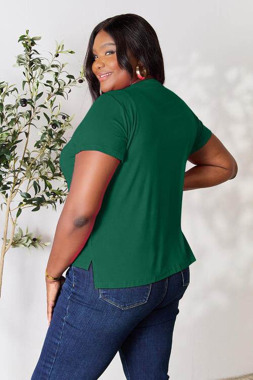 Basic Bae Full Size Round Neck Short Sleeve T-Shirt - Hovatok