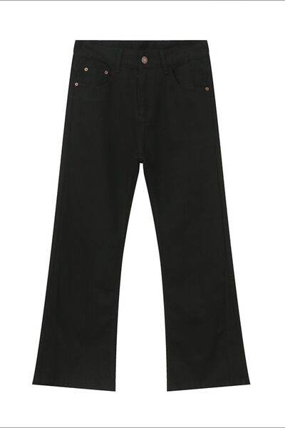 Mid Rise Jeans with Pockets - Hovatok