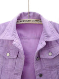 Full Size Cropped Denim Jacket Plus Size - Hovatok