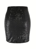 Sequin Mini Skirt - Hovatok