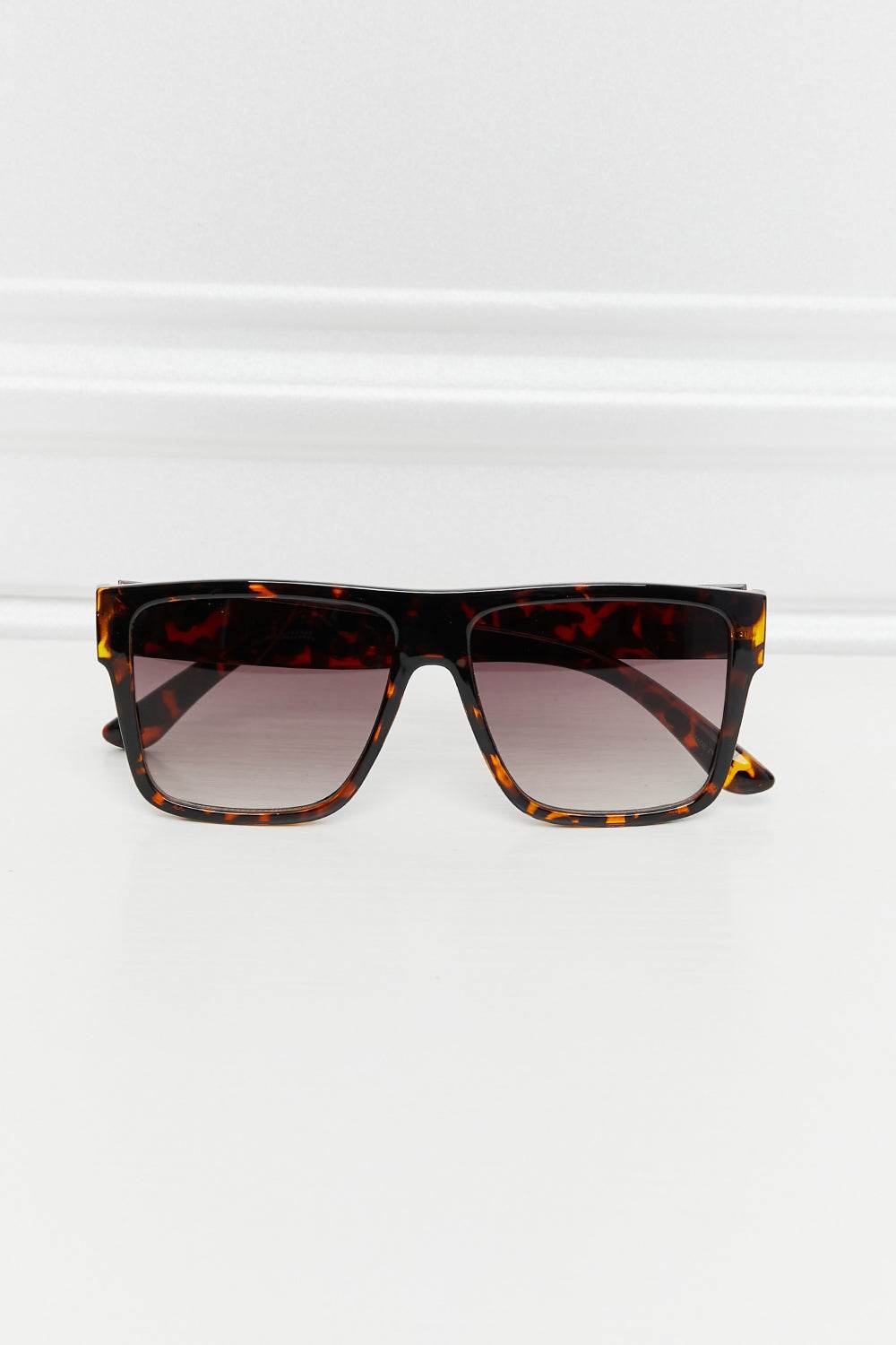 Tortoiseshell Square Full Rim Sunglasses - Hovatok