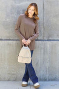 Basic Bae Full Size Round Neck Long Sleeve Top - Hovatok