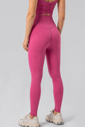 High Waist Wide Waistband Active Leggings - Hovatok