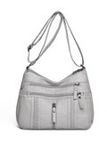 PU Leather Adjustable Strap Shoulder Bag - Hovatok