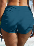 FAM-FAM Drawstring Mid-Rise Waist Swim Shorts - Hovatok