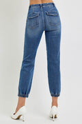 RISEN Full Size High Rise Ankle Jogger Jeans - Hovatok